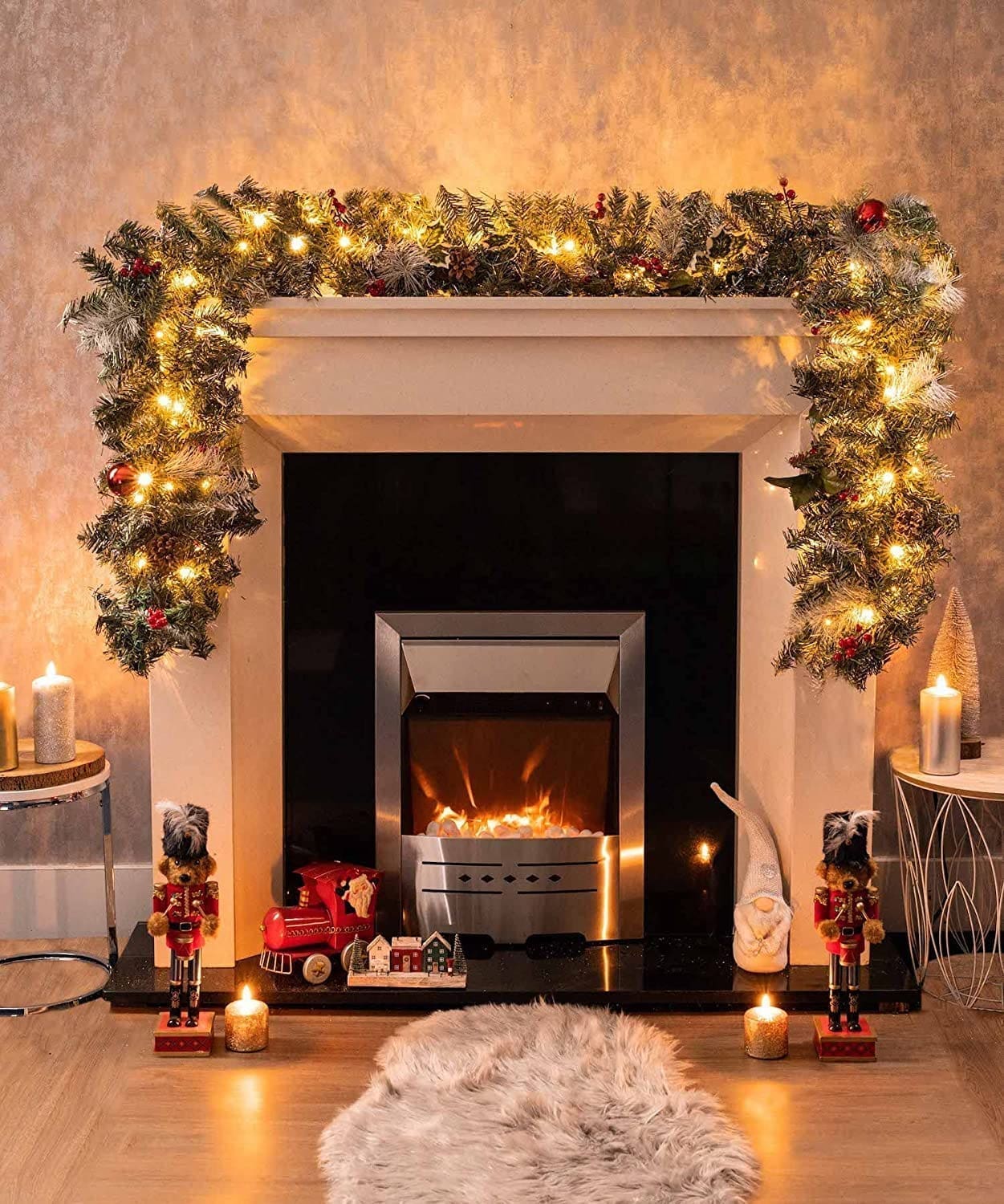 Best Artificial Christmas Garlands for Fireplaces & Stairs