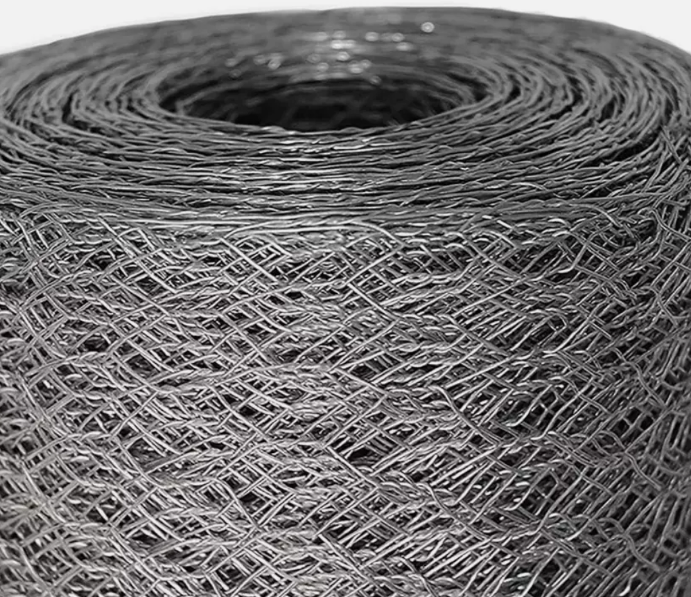 13mm galvanised mesh shown from a close view