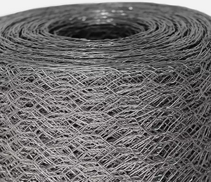13mm galvanised mesh shown from a close view
