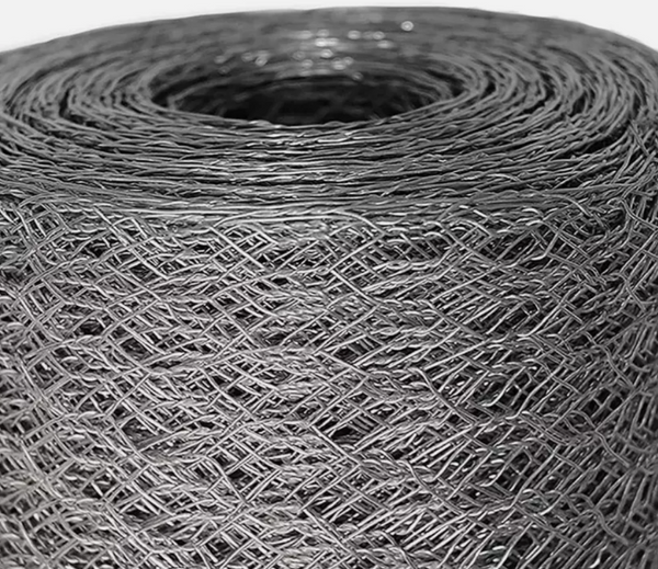 13mm galvanised mesh shown from a close view