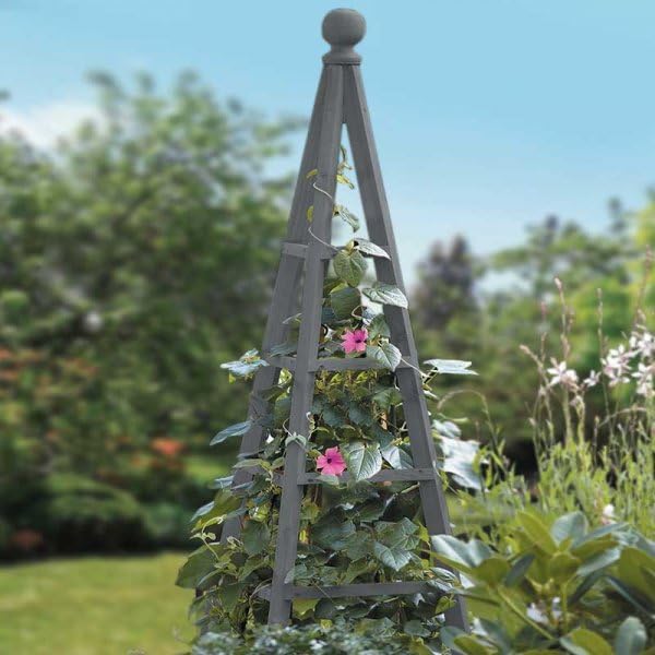 1.9m slate Woodland garden obelisk