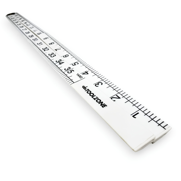 Folding Ruler Metric Imperial DIY Carpenters Measuring Rule 1m