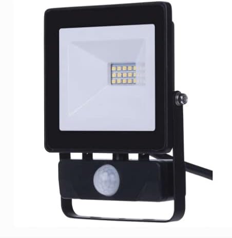 LED outdoor floodlight with PIR sensor.