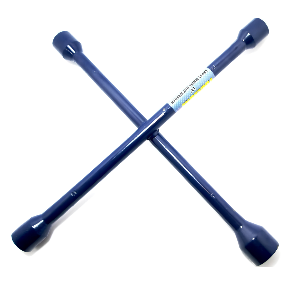 Four Way Cross Wheel Wrench Car Brace Socket Spanner 17-23mm