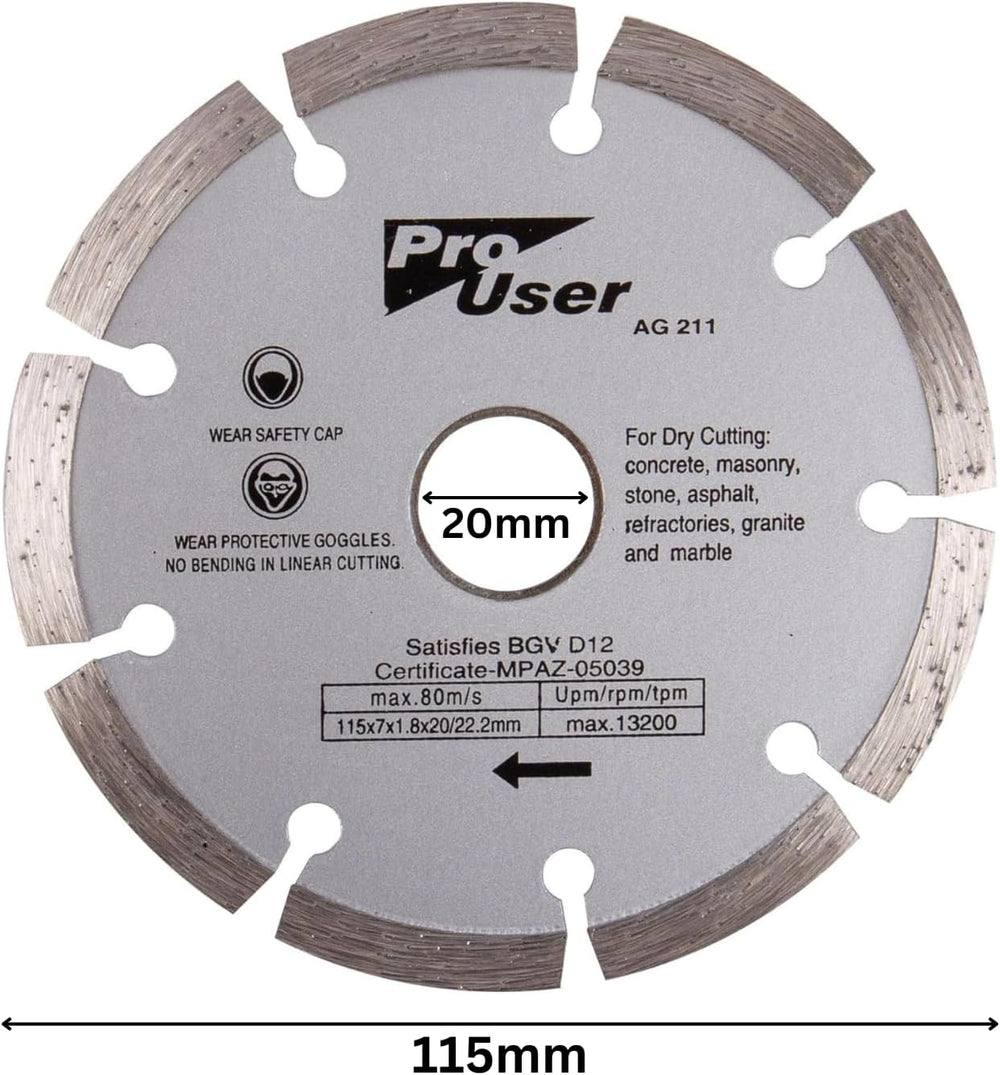 115mm diamond cutting disc