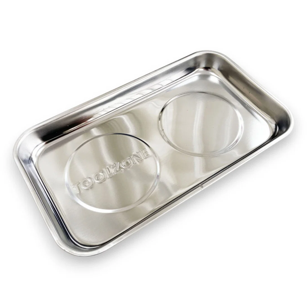 Stainless Steel Magnetic Parts Tray Metal Dish Bowl Nut Bolt LARGE 23cm x 14cm