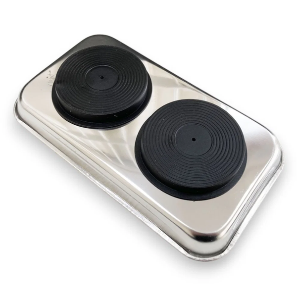 Stainless Steel Magnetic Parts Tray Metal Dish Bowl Nut Bolt LARGE 23cm x 14cm