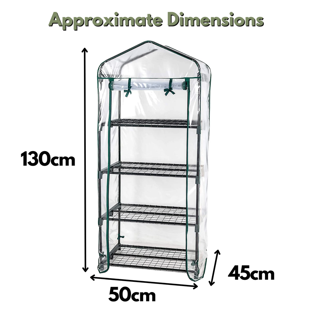Premium 4 Tier Mini Greenhouse Plant Protection Cover