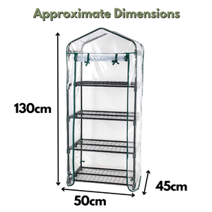 Premium 4 Tier Mini Greenhouse Plant Protection Cover