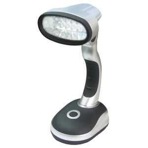 12 LED portable desk lamp with adjustable head