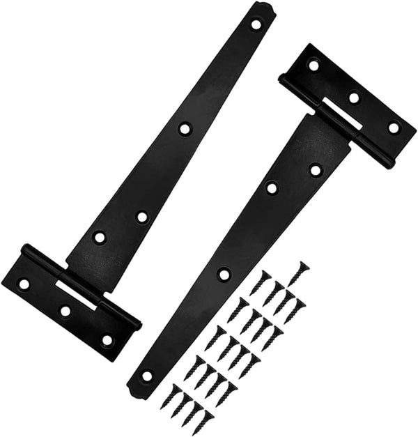 12 inch heavy duty garden gate hinges 2 pack