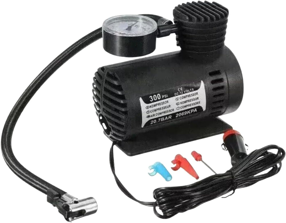 12V portable tyre inflator air compressor