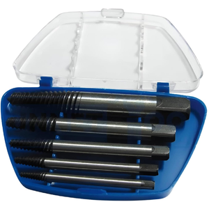 5 Piece Screw Extractor Set for Removing Damaged Bolts