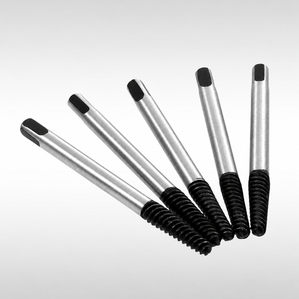 5 Piece Screw Extractor Set for Removing Damaged Bolts