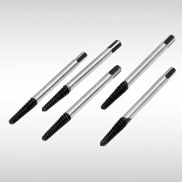 5 Piece Screw Extractor Set for Removing Damaged Bolts