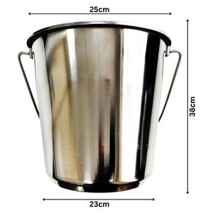12 Litre Stainless Steel Bucket