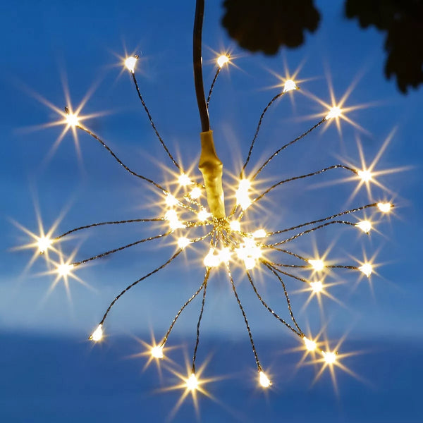 150 LED warm white garden lights