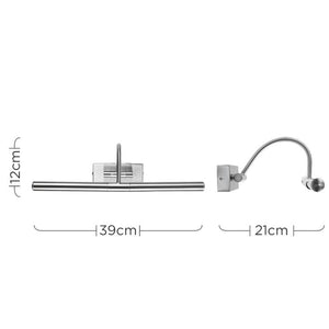 Measurement chart of a bathroom faucet with dimensions labeled on a white background