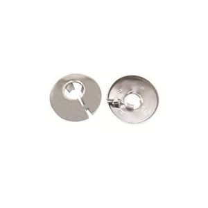 15mm chrome radiator pipe collars two pack