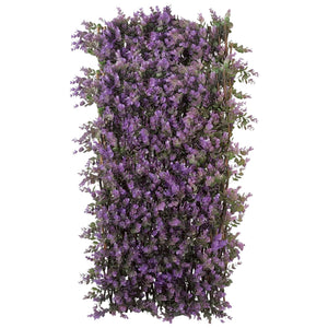 Violet Artificial Faux Leaves Flowers Decorative Trellis