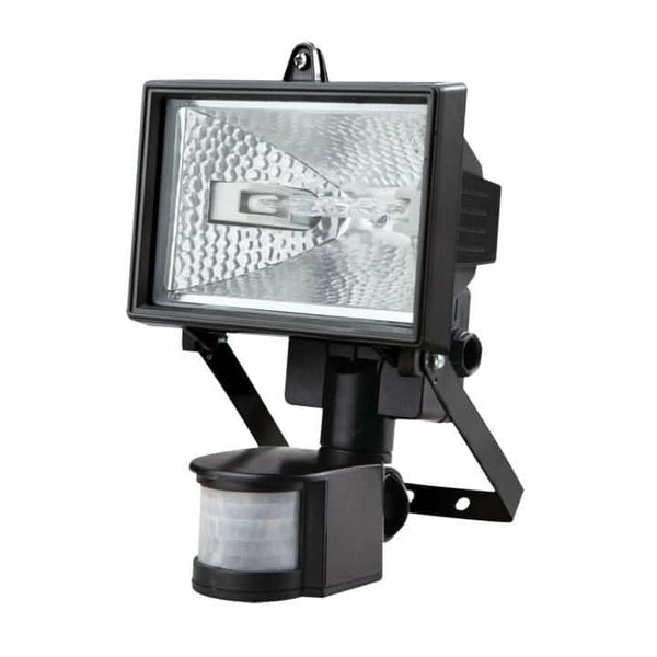 Motion activated floodlight with 180 degree detection angle