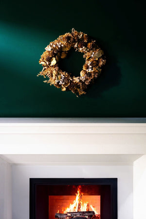 Scented Hanging Wreath - Natural Orange