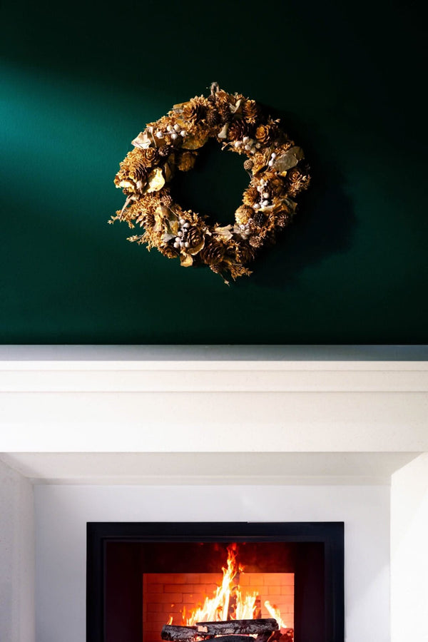 Scented Hanging Wreath - Natural Orange