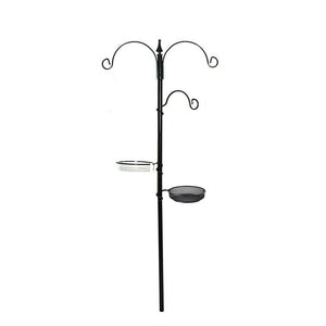 190cm traditional bird feeding station with three hanging hooks