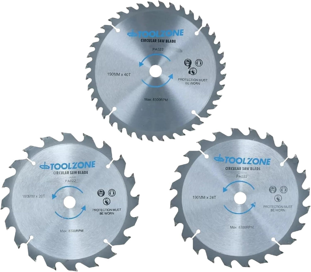 190mm TCT circular saw blade set