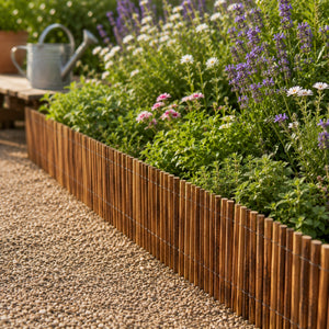 Willow Edging, Garden Edges Borders roll Edging, Flower beds, Borders and Drives 30cm x 2m