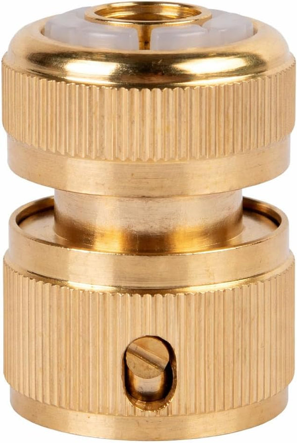 1/2 inch brass hose end connector