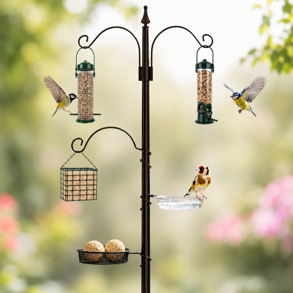 3 Arm Wild Bird Feeding Station
