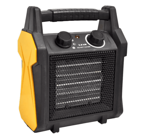 2.8KW portable ceramic electric heater with three heat settings