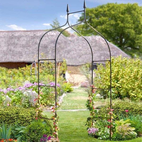 2.9m heavy duty steel garden arch