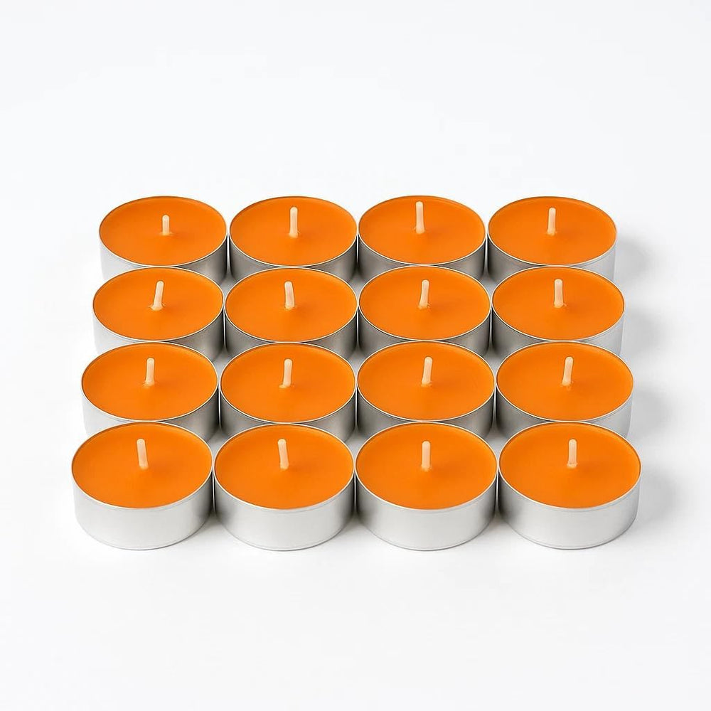Pack of 20 spiced orange scented tealight candles