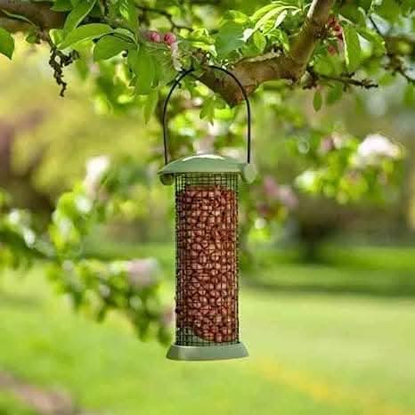 20cm bronze acorn peanut bird feeder