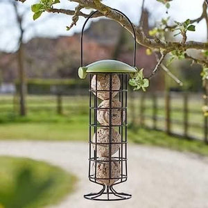 20cm bronze acorn hanging bird feeder