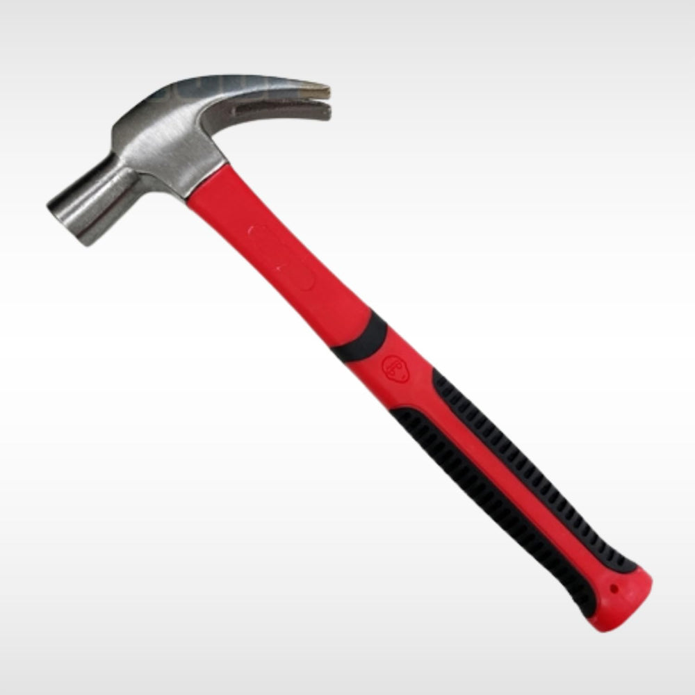 20oz heavy duty claw hammer with fibreglass handle