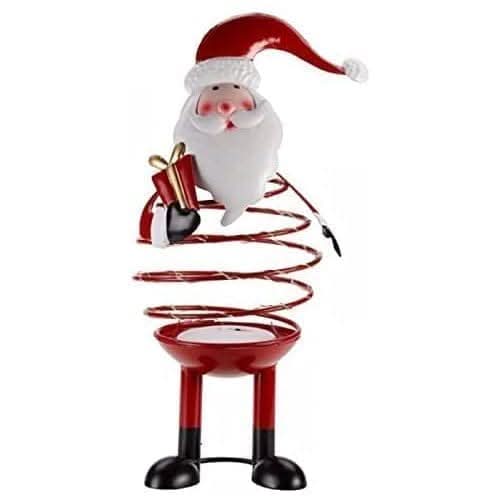 Christmas LED Spiral Light Santa Ornament