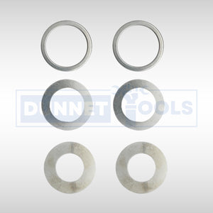 Wood cutting circular saw blade pair