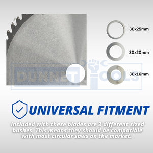 Professional woodworking circular saw blade set