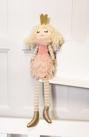 Pink Fairy Princess Seated Figure 42cm