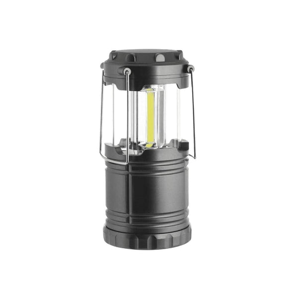 Compact camping lantern shown in closed position
