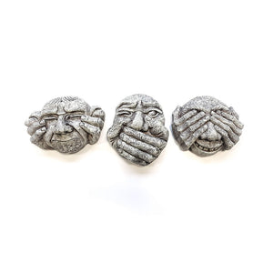 Gargoyle Set Funny Face Wall Plaques