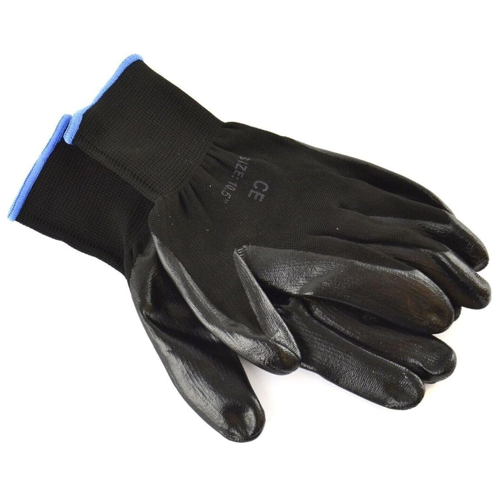 Large Nitrile Coated Work Gloves