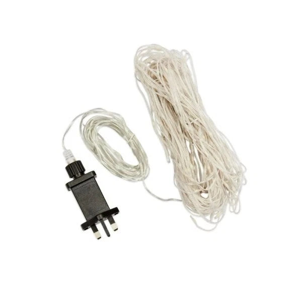 2.1m Christmas window string lights with 280 warm white LEDs