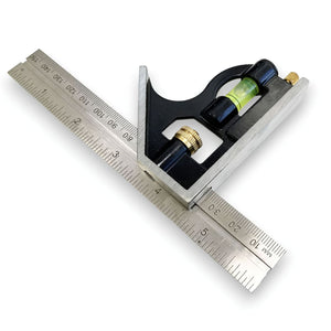 Combination Square 6" Professional Building Precise Measure Spirit Level