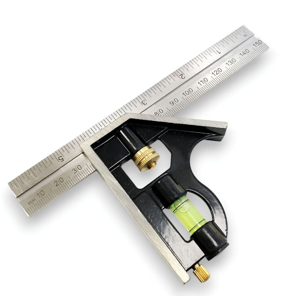 Combination Square 6" Professional Building Precise Measure Spirit Level