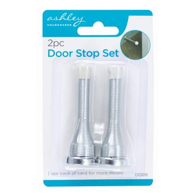 Two piece wall mounted door stop set