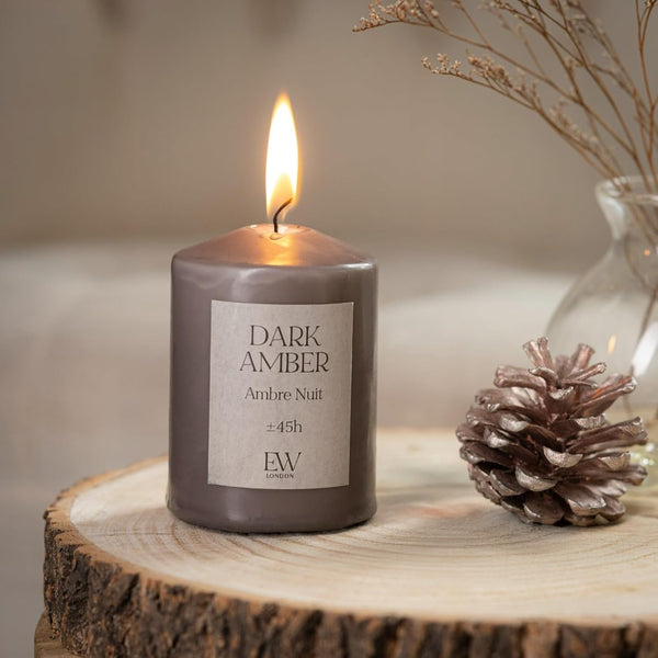 Long-burning soy wax candle for home fragrance.